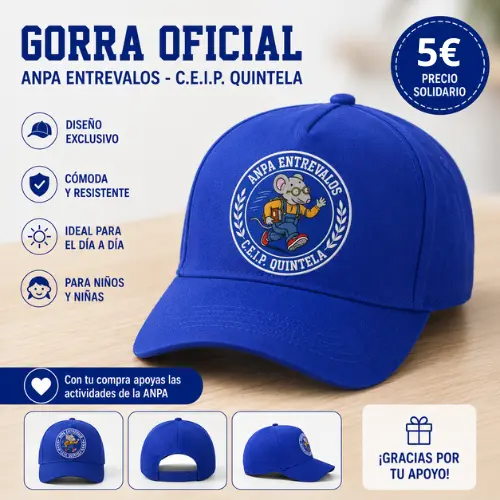 Gorra Oficial ANPA Entrevalos - C.E.I.P. Quintela