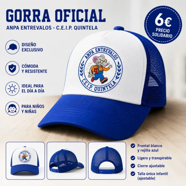 Gorra Oficial ANPA Entrevalos - C.E.I.P. Quintela