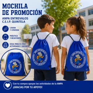 Mochila Oficial ANPA Entrevalos – C.E.I.P. Quintela