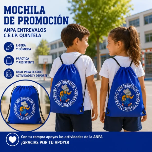 Mochila Oficial ANPA Entrevalos – C.E.I.P. Quintela